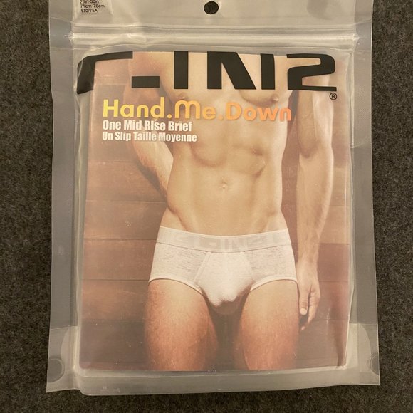 C-in2 Hand Me Down Mid Rise Brief - 1 Pair - Small - NWT - Picture 2 of 3